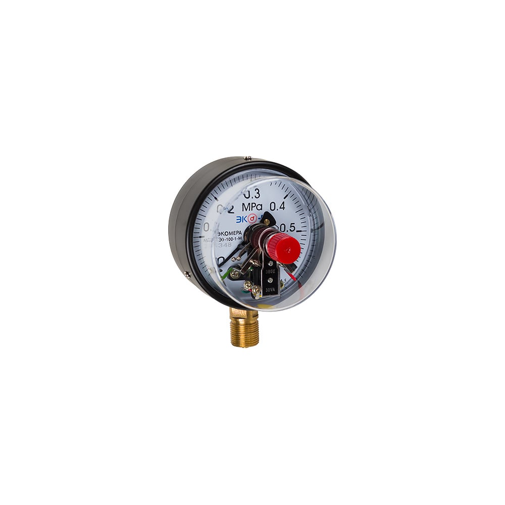 Изображение товара Манометр ЭКО-М Экомера МД02(Э)-100 мм 0..0,6МПа радиальное соединение