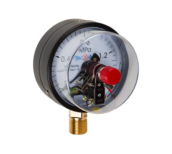 Изображение товара Манометр ЭКО-М Экомера МД02(Э)-100 мм 0..1,6МПа G1/2 МД02Э-100-G-1,6МПа