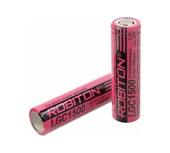 Изображение товара Аккумулятор Robiton LGC1500 30A LG 18650HB4 без защиты 15702