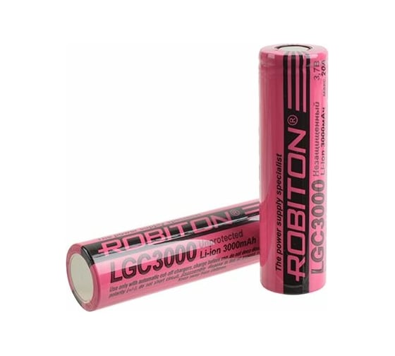 Изображение товара Аккумулятор LGC3000 20A LG 18650HG2 без защиты Robiton 15701