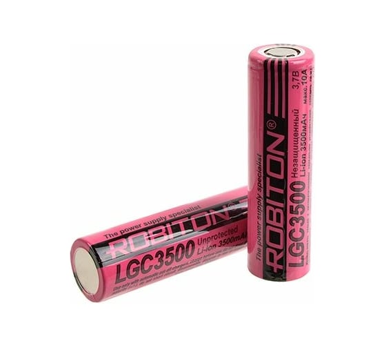 Изображение товара Аккумулятор Robiton LGC3500 10A LG 18650MJ1 без защиты 15703