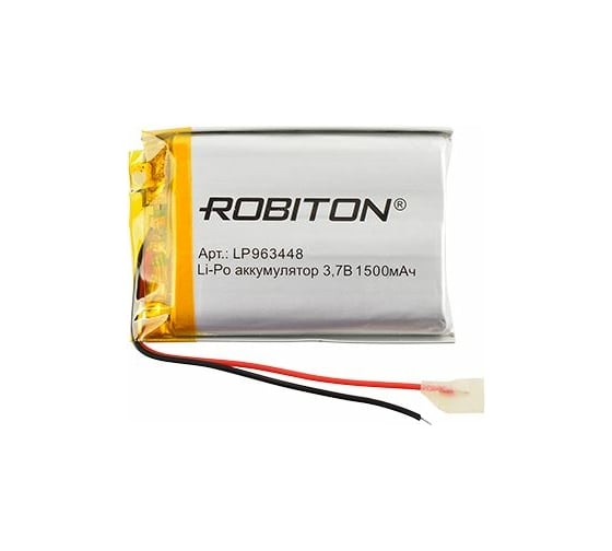 Изображение товара Аккумулятор ROBITON LP963448 3.7В 1500мАч 14693