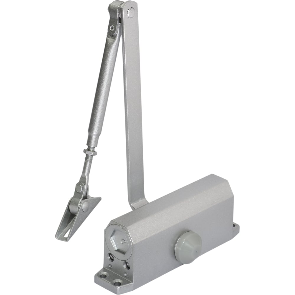 Изображение товара Дверной доводчик VETTORE C-50-S серый для дверей 25-50 кг с регулировкой скорости