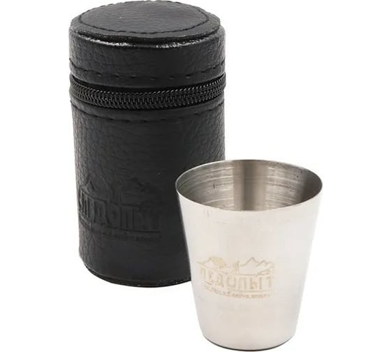 Изображение товара Рюмка Следопыт 20 мл, 4 шт, в кожаной тубе PF-CWS-P27SET