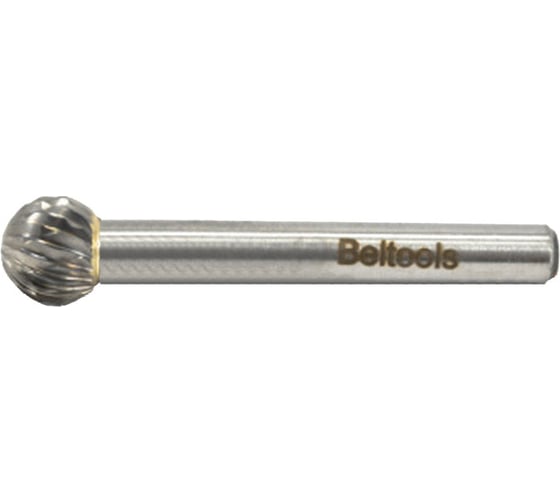 Изображение товара Борфреза сферическая (D) 10 твердосплавная ВК8 dхв=6 мм Х-образная насечка Beltools ri.381.10