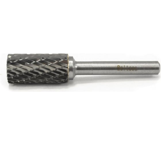 Изображение товара Борфреза цилиндрическая (А) 16 ВК8 dхв=8 мм без торцевого зуба Х-образная насечка Beltools ri.384.12