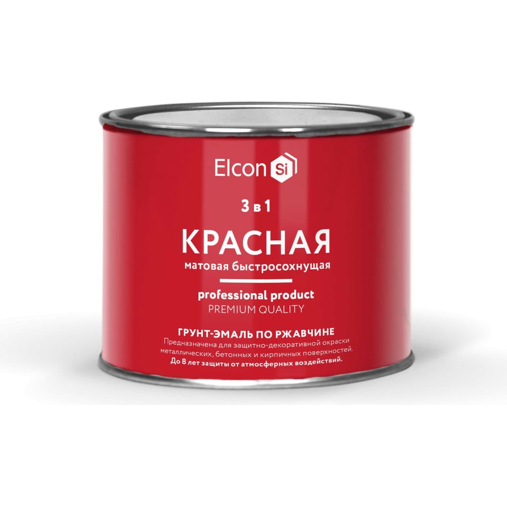 Красный грунт по металлу. Elcon грунт эмаль. Грунт-эмаль по ржавчине Elcon 3 в 1. Грунт красный по металлу. Краска красная по металлу.