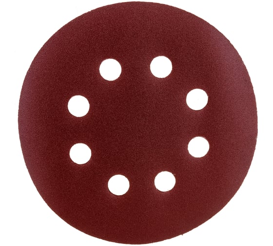 Изображение товара Круги абразивные шлифовальные перфорированные на ворсовой основе под липучку Profi 5 шт, 125 мм, Р320 CUTOP 85-626