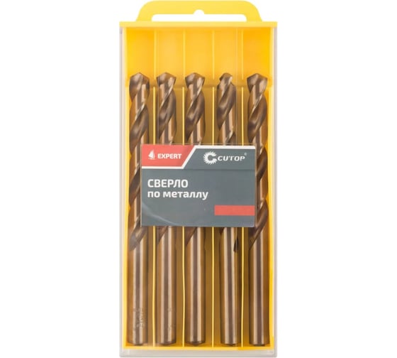 Изображение товара Сверло по металлу EXPERT 5 шт, 10x133 мм CUTOP 53-458
