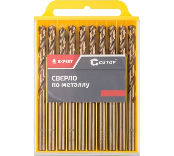 Изображение товара Сверло по металлу EXPERT 10 шт, 6x93 мм CUTOP 53-485