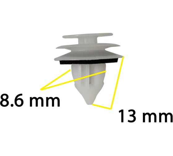 Изображение товара Автокрепеж для Mazda 10 шт GJ6R68ABX КрепАвто 1705