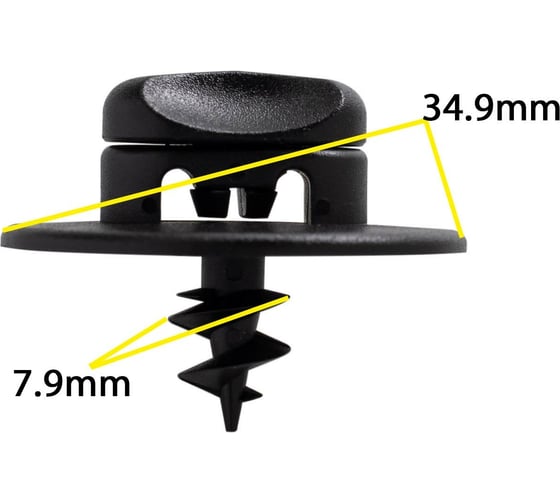 Изображение товара Автокрепеж для VAG 10 шт 3D0864200A71N, 3D0864287A, 3D0864851B41 КрепАвто 1824