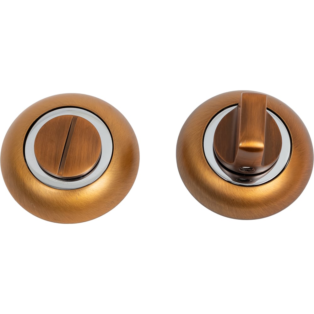 Изображение товара Поворотная ручка Trodos BK-AL CF кофе для унитаза алюминий