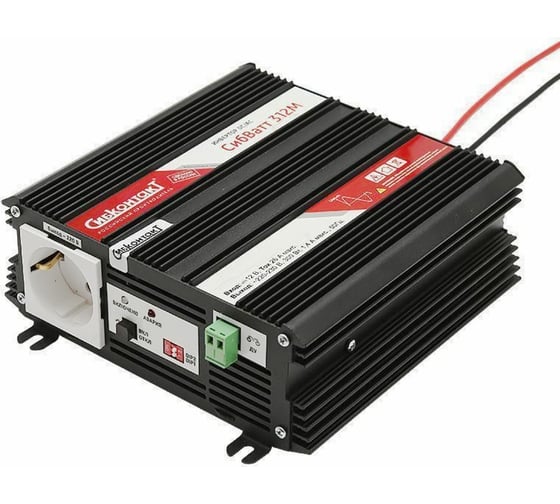 Изображение товара Инвертор-преобразователь напряжения СИБКОНТАКТ СибВатт 312М DC/AC, 12/220В, 300Вт ЦБ-00001713