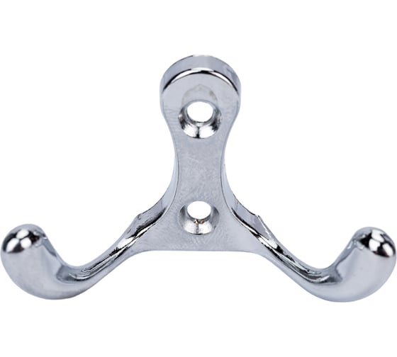 Изображение товара Крючок Trodos 04.11.02 двойной, малый, хром 302029