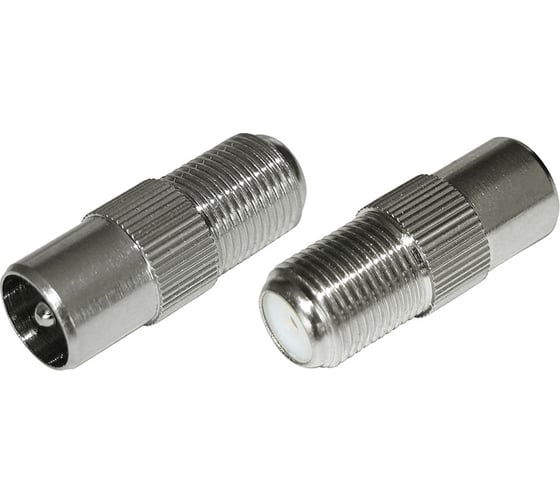 Изображение товара Антенный переходник REXANT RG-6, SAT, гнездо F - штекер ТВ 06-0025-A