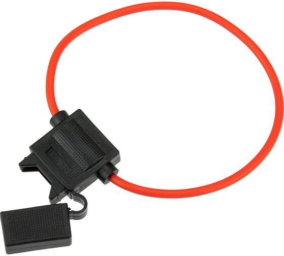 Изображение товара Держатель предохранителя REXANT типа стандарт, с крышкой черный, 50 шт. 16-0421