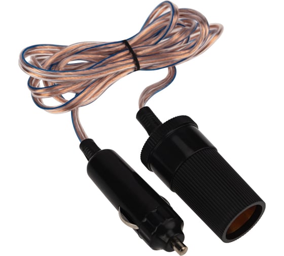 Изображение товара Автомобильный удлинитель прикуривателя REXANT штекер-гнездо 1.5 м 16-0218