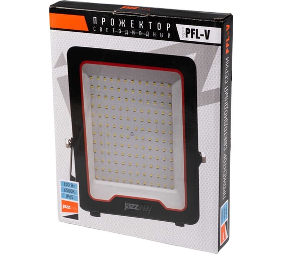 Изображение товара Светодиодный прожектор Jazzway PFL-V 100Вт 6500К IP65 ДО Pro 5039759