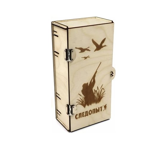 Изображение товара Подарочная коробка Следопыт из фанеры, 120x80x240 мм PF-PT-04