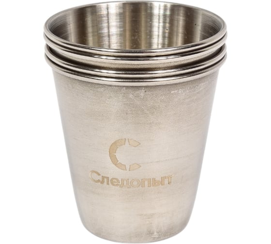 Изображение товара Рюмка Следопыт 60 мл, 4 шт, в кожаной тубе PF-CWS-P28SET