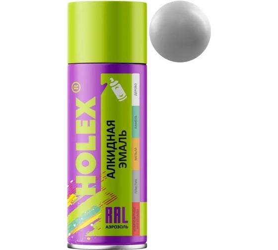 Изображение товара Алкидная эмаль Holex 9003 RAL белая матовая, 520 мл HAS-59854