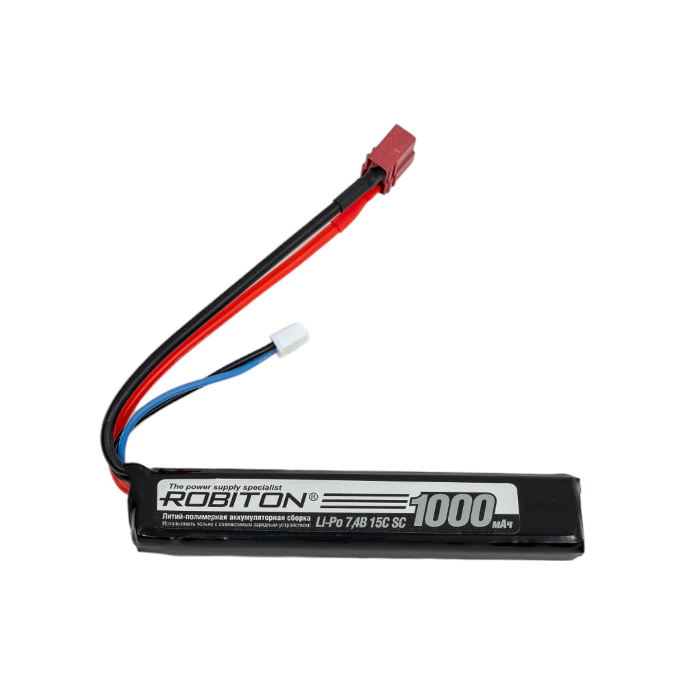 Изображение товара Аккумуляторная сборка Robiton LP-STA2-1000 7.4В 1000мАч Li-Po для моделей