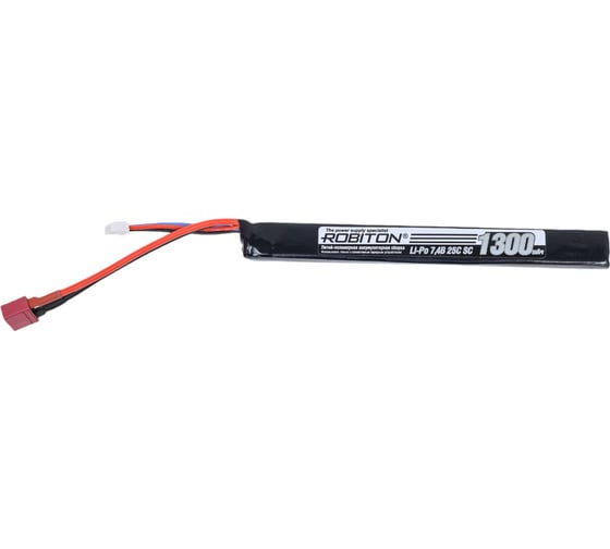 Изображение товара Аккумуляторная сборка Robiton LP-STA2-1300 Lipo 7.4В 1300мАч 13298