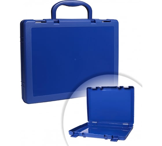 Изображение товара Портфель-кейс Стамм 1 отделение, A4, 275х375х57 мм, на защелках, синий КС11