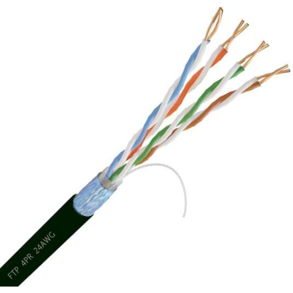 Внешний омедненный кабель Netlink кабель utp indoor 4 пары категория 5e vcom telecom восьмижильный омедненный алюминий 305 м желтый