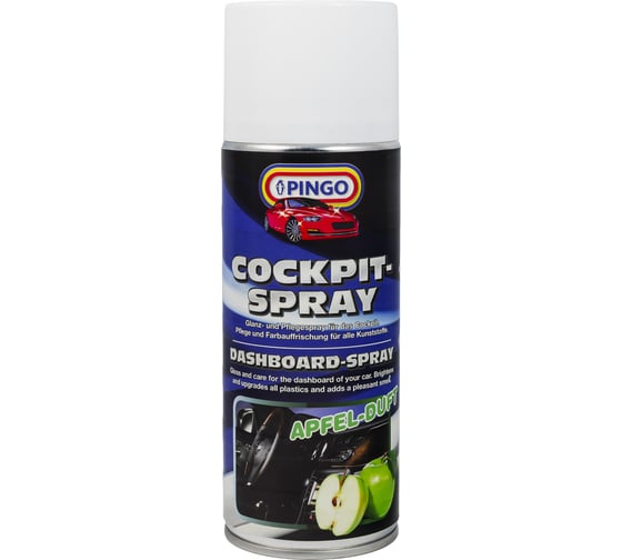 Изображение товара Очиститель пластика Pingo яблоко, аэрозоль, 400 мл 00557-1