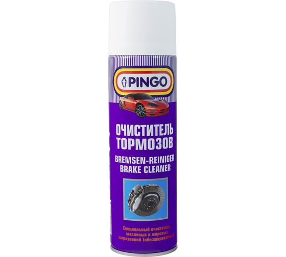 Изображение товара Очиститель тормозов Pingo аэрозоль, 500 мл 85020-0