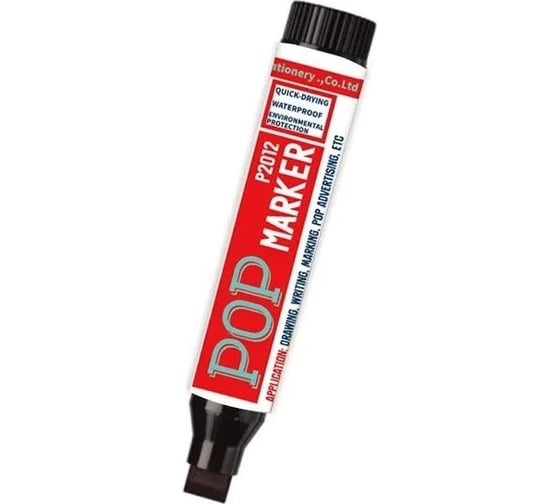 Изображение товара Промышленный перманентный маркер Flysea P-2012 с широким наконечником (12 мм), синий P-2012-blue