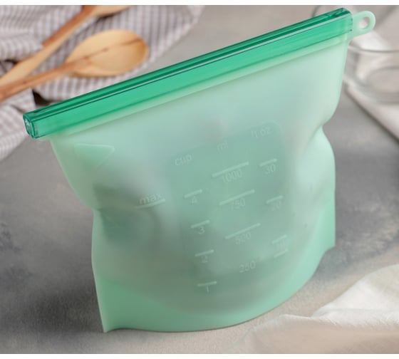 Изображение товара Контейнер-пакет Доляна многофункциональный, 21,5x18x1,5 см, цвета МИКС 4325822