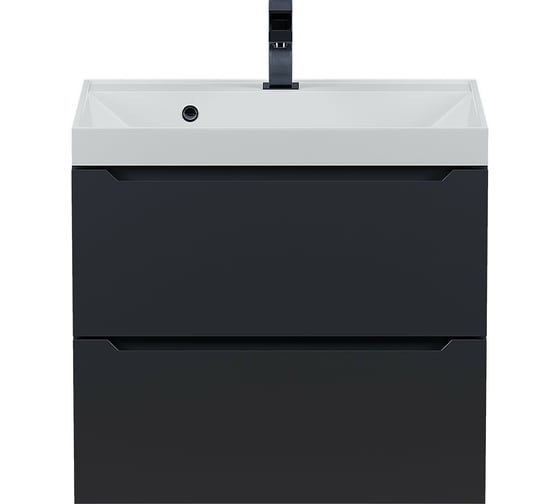 Изображение товара Подвесная тумба под раковину uperwood Tanos 60 см, черная 291020230