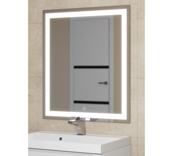 Изображение товара Зеркало для ванной Uperwood Tanos 70x80 см, с led-подстветкой и подогревом 291020221