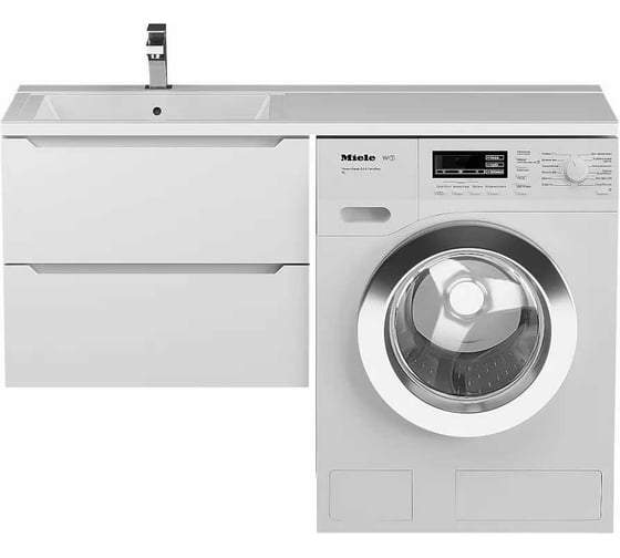 Изображение товара Тумба над стиральной машиной uperwood Tanos 60 см, подвесная, белый 291020260