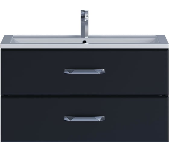 Изображение товара Подвесная тумба под раковину uperwood Foster 90 см, черная 291020518