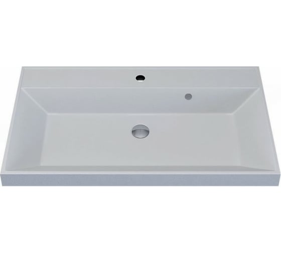 Изображение товара Кварцевая раковина для ванной комнаты Uperwood Classic Quartz 90 см, белая матовая, жасмин 291030009