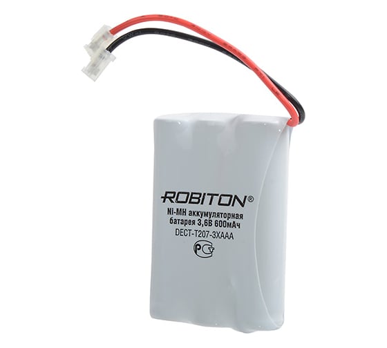 Изображение товара Аккумуляторная батарея Robiton DECT-T207-3XAAA 13471