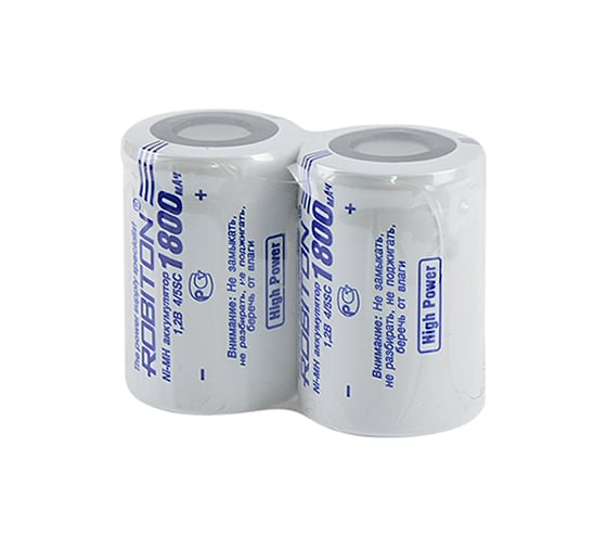 Изображение товара Аккумулятор Robiton 2шт. 1800MH4/5SC-2 High Power 14669