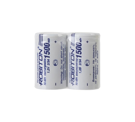 Изображение товара Аккумулятор Robiton 2шт. 1500MH2/3A-2 13800