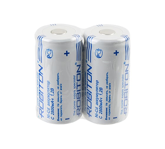 Изображение товара Аккумулятор Robiton 2шт. 2800NCC с плоским контактом 14867