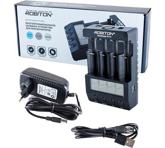 Изображение товара Зарядное устройство Robiton MasterCharger 4T5 Pro 17667