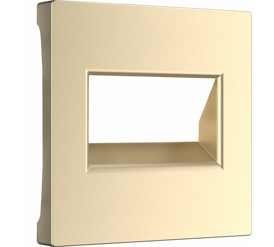 Изображение товара Накладка WERKEL W1191111 для двойной розетки Еthernet RJ-45 шампань a050852