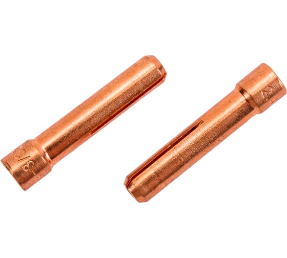 Изображение товара Цанга укороченная 2 шт, 1.6х29 мм для комплекта с прозрачным соплом TIG-17–18–26 PRO/EXPERT Кедр 8018380