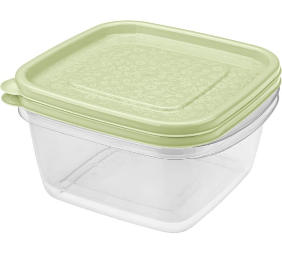 Изображение товара Комплект контейнеров Phibo Арт-декор 1л 2 шт Зеленый 431154209