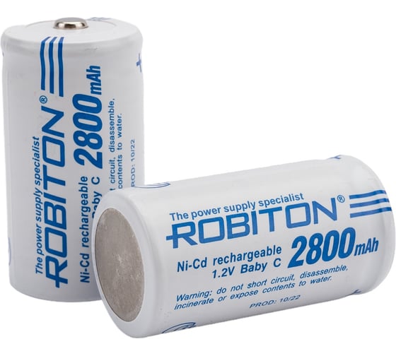 Изображение товара Аккумулятор ROBITON 2шт. 2800NCC high top 14868