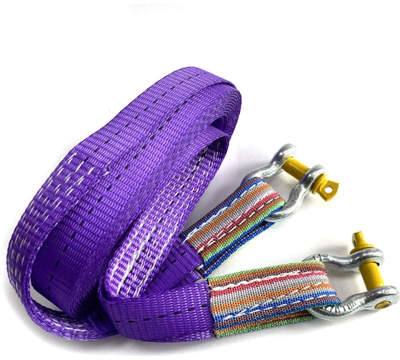 Изображение товара Трос буксировочный ТамбовТехСнаб 5т 8м с шаклами 7930124362506