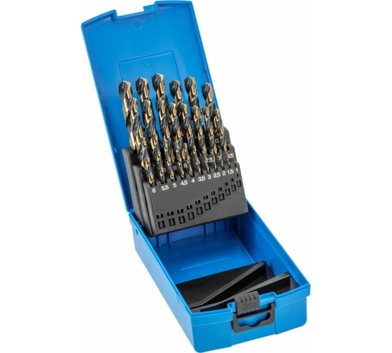 Изображение товара Набор сверл по металлу 25 предметов HOEGERT TECHNIK HT6D800